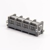 6p2c RJ11 Connector Right Angled Plastic Socket without Led 6p2c RJ11 Connector Right Angled Plastic Socket without Led 6p2c RJ1