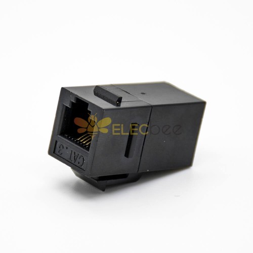 RJ11 4 Pin Connector Unshielded PCB Mount Single Port CAT3 Contatos banhados a ouro