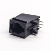 RJ11 Unshielded Connector 6P6C DIP Type Plastic Shell Without LED