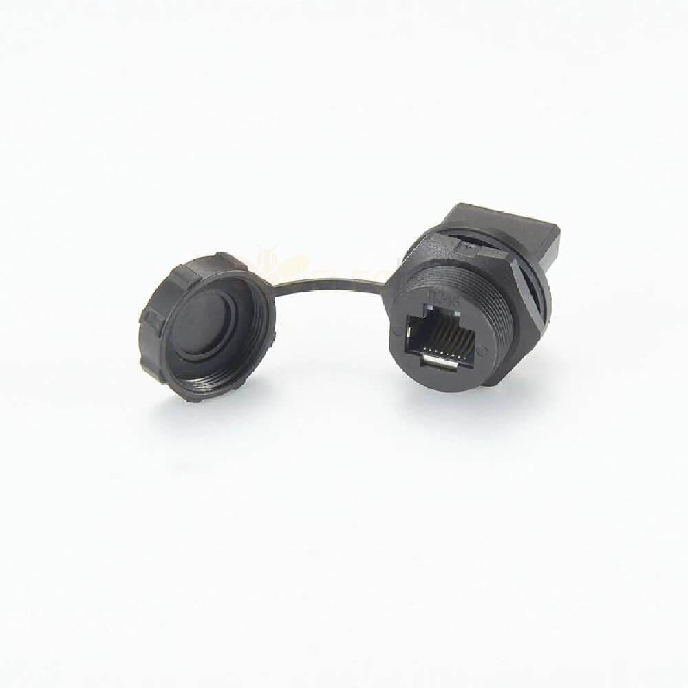 RJ12 Female Waterproof Connector for Case Mounting