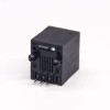 rj25網口6p6c單端口直式塑膠黑色插板 30pcs