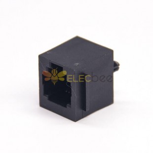 6P6C RJ25 Modular Connector Unshielded without Filtered Plastic Through Hole 180 Degree 30pcs