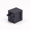 6P6C RJ25 Modular Connector Unshielded without Filtered Plastic Through Hole 180 Degree 30pcs