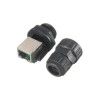 Waterproof Connector RJ45 IP68 10mm Hole 8 Core Network Female Connector with PCB Board