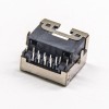 1 RJ45 Ethernet Port Female Connector for PCB Mount with LED Shielded