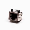 5pcs 90 Degree RJ45 Connector Female Straight 8P8C with Shield and without LED