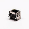 Best RJ45 Connector 1 Port Female 90 Degree with Shield and with LED