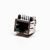 Best RJ45 Connector 1 Port Female 90 Degree with Shield and with LED 20pcs