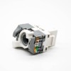 Buchse wasserdicht RJ45 Stecker mit Led Wire Typ Kamera Schwanz Linie Netzwerk Sockel weiße Farbe