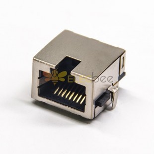Ethernet RJ45 Port Modular Socket DIP Shielded Without LED Single Port