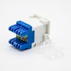 RJ45 Connector Jack Waterproof with Led Wire Type Camera Tail Line Network Socket White Color