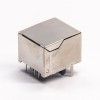Metal RJ45 Socket Right Angled Shielded without LED DIP Type PCB Mount 20pcs