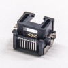 Modular Connector RJ45 Surface Mount Shielded without LED Ethernet Netword Socket