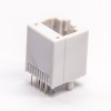 RJ45 8 Pin Connector Unshielded Jack 180 Degree Through Hole for PCB Mount 20pcs