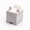 RJ45 8 Pin Connector Unshielded Jack 180 Degree Through Hole for PCB Mount