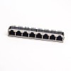 RJ45 8 Port Jack 8P8C Right Angled Network Connector DIP Type PCB Mount 20pcs