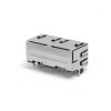 RJ45 8P8C 1X2 Female Socket Right Angle Network PCB Mount Shield Without Led