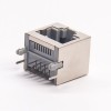 RJ45 8p8c Connector Right Angled Shielded RJ45 Jack DIP