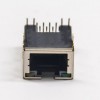 RJ45 Ethernet Connector Port leds 8p8c single port with Shielded with LED