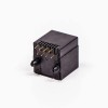 5pcs RJ45 Feminino 180 Grau Conector 1 Port 8P Black Unshield Sem LED