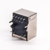 RJ45 LED Connector 8p8c Right Angled Shielded with LED Through Hole PCB Mount