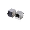 RJ45 Network Jack Connector Nickel Plated Shield With Led
