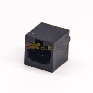 RJ45 Right Angle Coupler Single Port 180 Degree Ethernet Network Connector