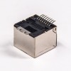 rj45網路端口180度貼板式接PCB板帶遮罩不帶濾波