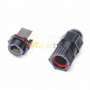 Ip67 Cable With RJ45 Female To Standard Terminated RJ45 Male