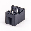 4P4C Modular Jack Unshielded RJ9 Connector Right Angled without LED 30pcs