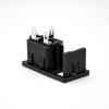 AC Power Jack Male Through Hole Straight 3 Pin AC-03A With Fuse Connector