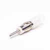 Banana Plug Audio Speaker Cable Connector White