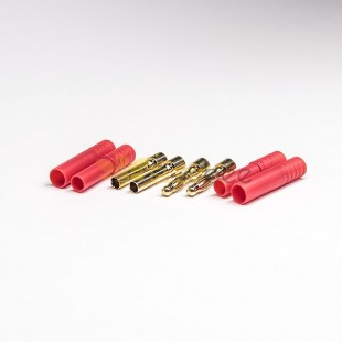Gold Plated Banana BP4023-A 40-80A Straight Connector