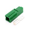 1 Way Power Connector Quick Connect Disconnect 600V 120Amp Battery Cable Connector (Green Housing, 2AWG 4AWG 6AWG)