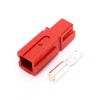 1 Way Power Connector Quick Connect Disconnect 600V 120Amp Battery Cable Connector (Red Housing, 2/4/6AWG) RG178
