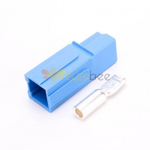 1 Way Power Connector Quick Connect Disconnect 600V 180Amp Battery Cable Connector (Blue Housing, 1.0/2/4/6AWG)