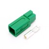 1 Way Power Connector Quick Connect Disconnect 600V 180Amp Battery Cable Connector (Green Housing, 1.0/2/4/6AWG)