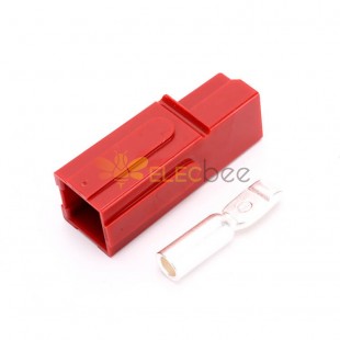 1 Way Power Connector Quick Connect Disconnect 600V 180Amp Battery Cable Connector (Red Housing, 1.0/2/4/6AWG)
