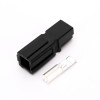 1 Way Power Connector Quick Connect Disconnect 600V 45Amp Battery Cable Connector for 10AWG Cable-Black
