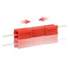 1 Way Power Connector Quick Connect Disconnect 600V 45Amp Battery Cable Connector for 10AWG Cable-Red