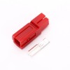 1 Way Power Connector Quick Connect Disconnect 600V 45Amp Battery Cable Connector for 10AWG Cable-Red