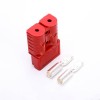 2 Way 600V 120Amp red Housing Battery Power Cable Connector with Red Color Cable fix plug