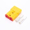 Connecteur de câble d\'alimentation de batterie de logement jaune de 2 manières 600V 120Amp avec la prise fixe de câble de couleur rouge
