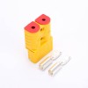 2 Way 600V 120Amp Yellow Housing Battery Power Cable Connector with Red Color Cable fix plug