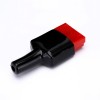 2-Wege-Batteriestromanschluss 600 V, 50 A, rotes Gehäuse mit flammhemmender PVC-Abdeckung