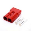 2 Way Power Connector Quick Connect Disconnect 600V 350Amp Battery Cable Connector (Red Housing, 1.0/2/3AWG)