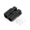 2 Way Power Connector Quick Connect Disconnect 600V 50Amp Battery Cable Connector (Black Housing, 6/8/10/12AWG)
