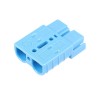 2 Way Power Connector Quick Connect Disconnect 600V 50Amp Battery Cable Connector (Blue Housing, 6/8/10/12AWG)
