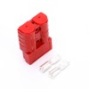 2 Way Power Connector Quick Connect Disconnect 600V 50Amp Battery Cable Connector (Red Housing, 6/8/10/12AWG)