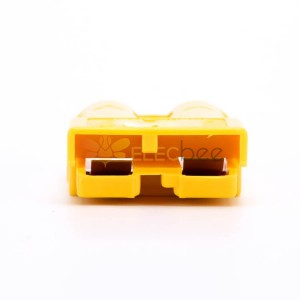 2 Way Power Connector Quick Connect Disconnect 600V 50Amp Battery Cable Connector (Yellow Housing, 6/8/10/12AWG)
